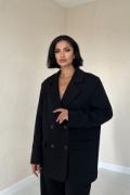 Siyah 3-İplik Comfort Ceket Ve Pantolon Takım resmi